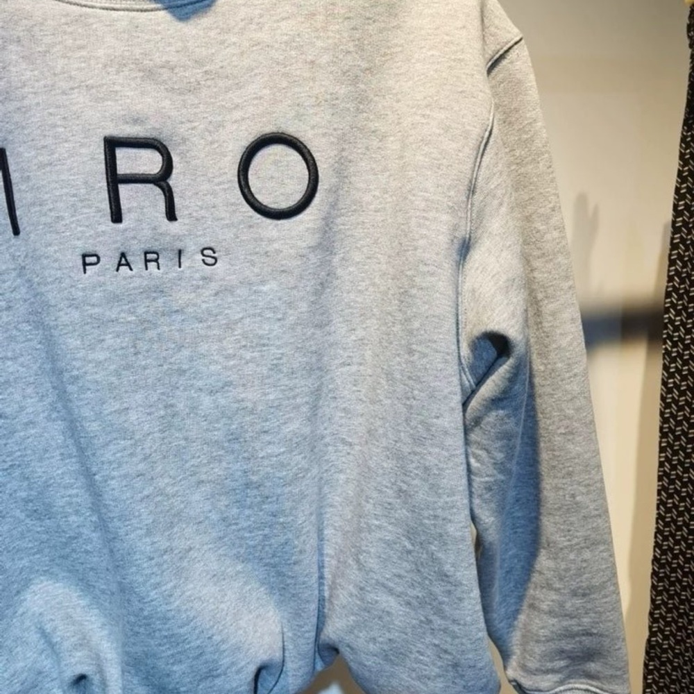 IRO Gray Cropped Sweatshirt - Picture 4 of 6